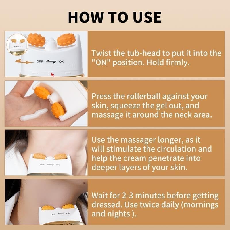 Eco-Friendly Neck Care Cream – AH-8 Firming Lotion with Aromatherapy Benefits