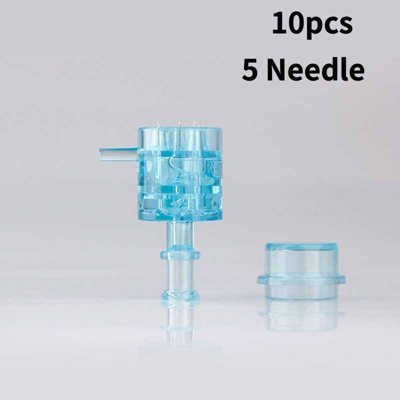5Pcs Replace Round/Square 5/9Pin Tips for Facial Skin Anti-aging Beauty Machine