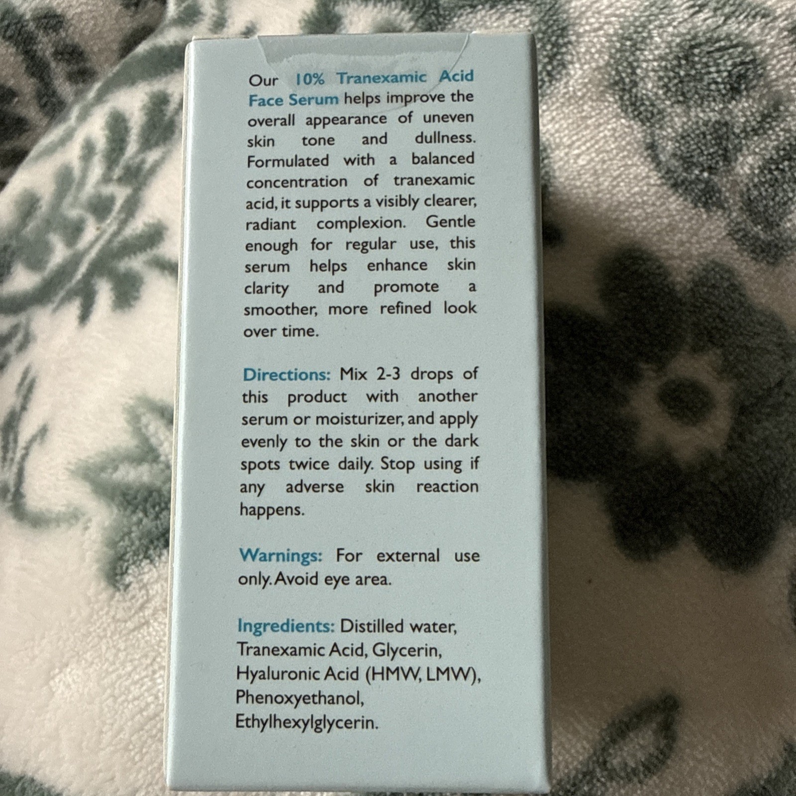 New OMIC + 10 % Tranexamic Acid Fave Serum, 0.33fl Oz