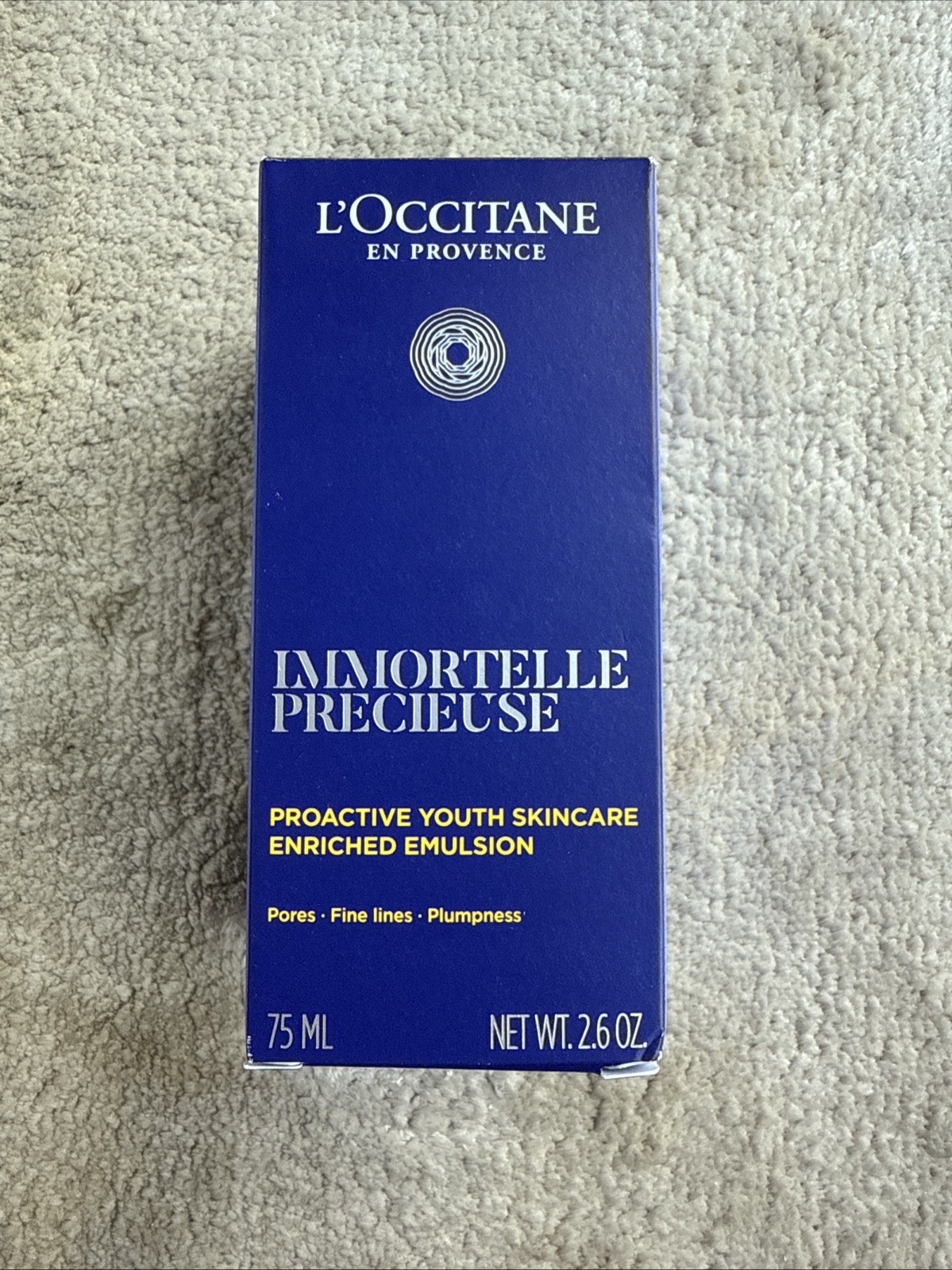 L’Occitane Immortelle Precieuse Proactive Youth Skincare Enriched Emulsion/2.6oz