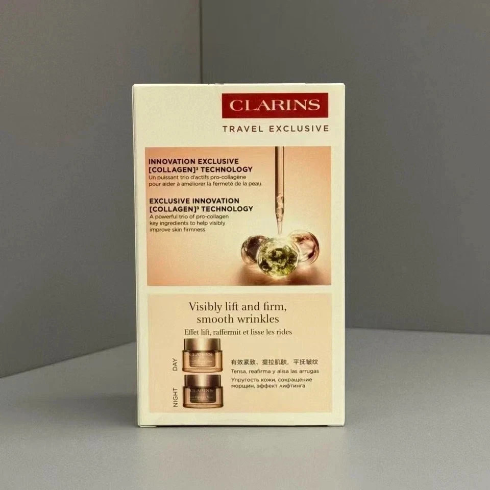 New Clarins Extra Firming Day & Night Partners Firm Lift 50ml x2
