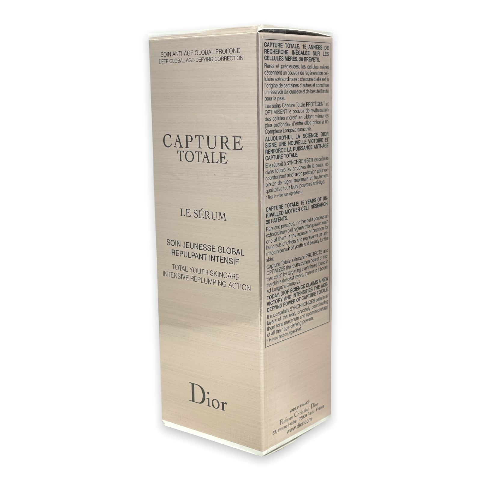 Dior Capture Totale Le Serum Total Youth Skincare 50ml/1.7fl.oz. New In Box