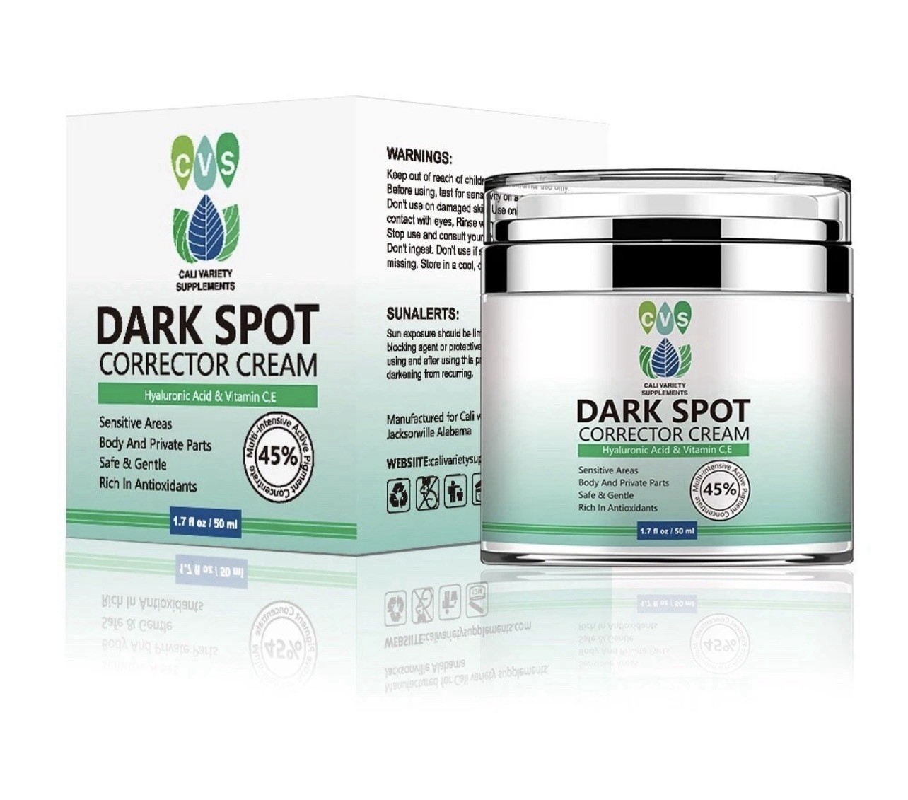 Dark Spot Corrector Face Neck Skin Dark Spot Remover Cream 45% Active Pigment