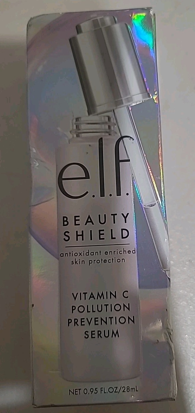 E.L.F. Beauty Shield Vitamin C Serum Antioxidant Rich Skin Protection .95 oz
