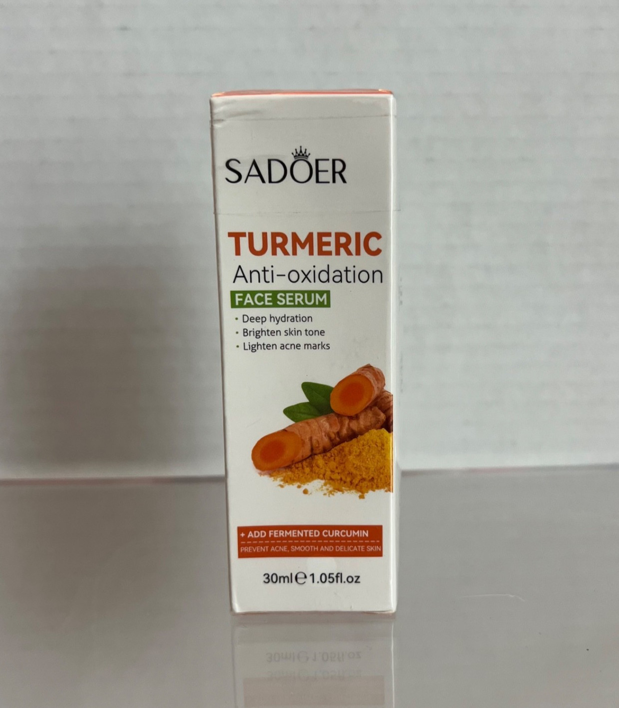 SADOER Turmeric Anti-oxidation Face Serum Brightening Dark Spot 30ml 1.05fl.oz
