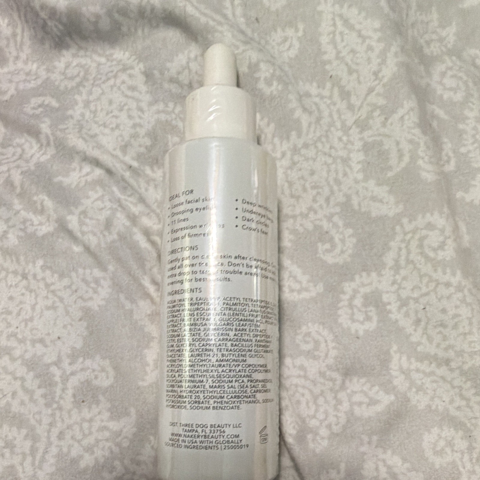 NAKERY Beauty Rapid Lift Multi-Peptide Serum Tightening Firming Face/Neck 1.69