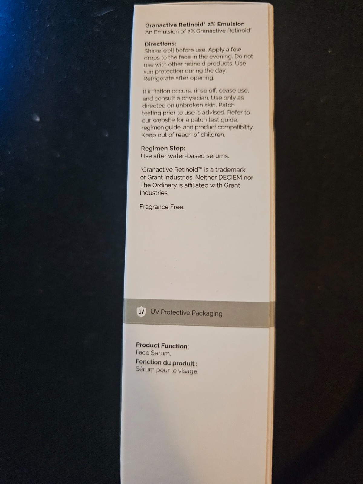 Lot of 3 The Ordinary Granactive Retinoid 2% Emulsion 1oz/30ml (NEW) Box Damaged