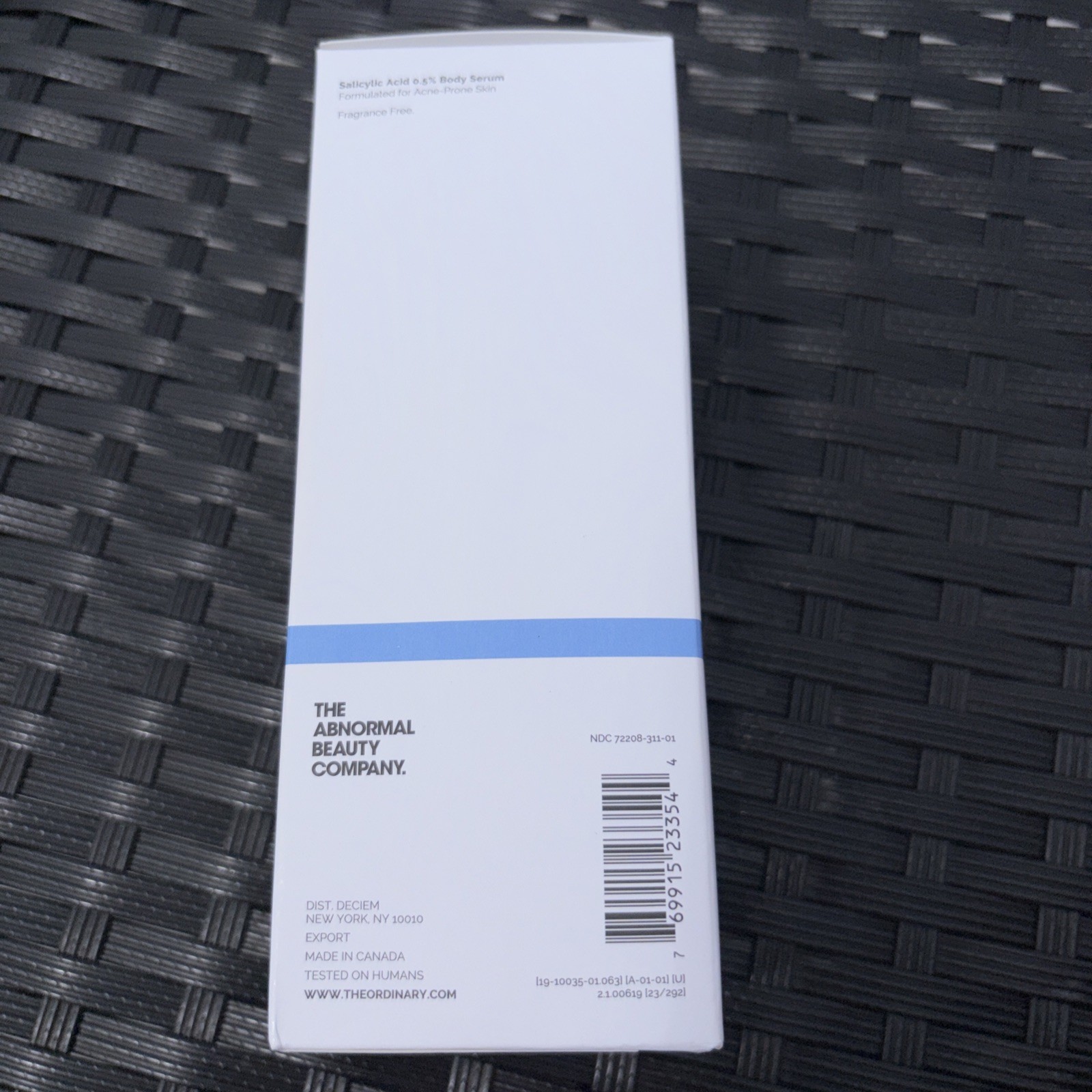 The Ordinary Salicylic Acid 0.5% Body Serum, Full Size 8.1oz/240ml, New With Box
