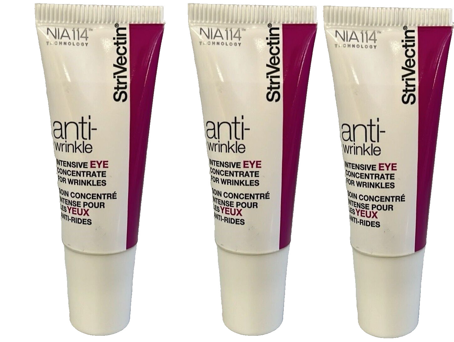 3X Strivectin anti wrinkle Intensive Eye Concentrate for Wrinkles 0.75 oz total