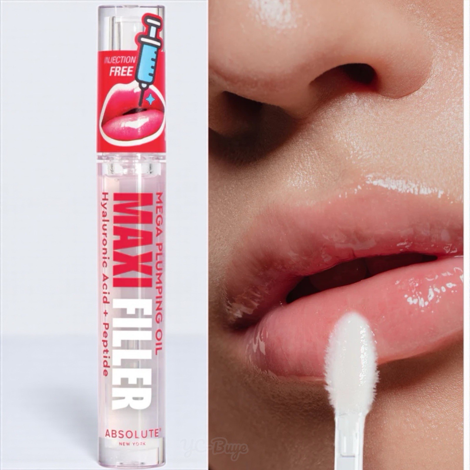 Lip Plumper 👄Mega Plumping Lip Oil Maxi Filler Clear Lip Gloss 0.085 Oz