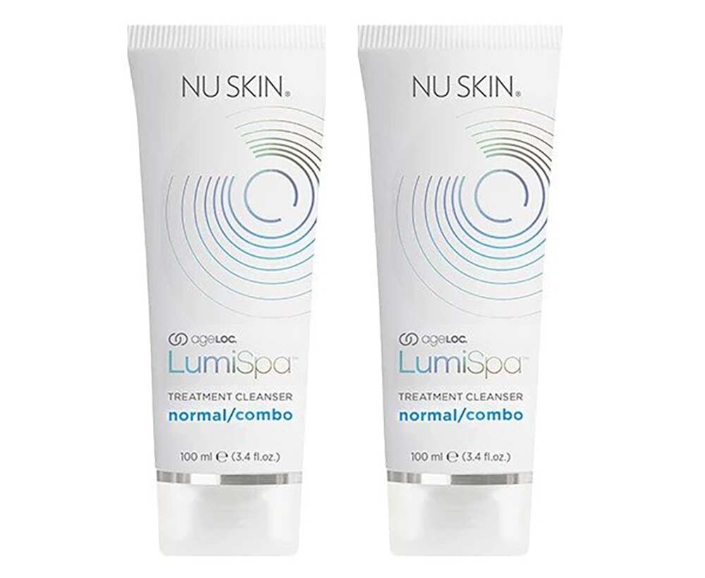 2 PACK Nu Skin Nuskin AgeLoc LumiSpa Treatment Cleanser Gel Normal/Combo 08/2026