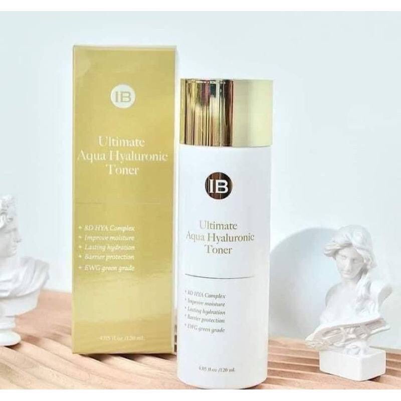 IB Ultimate (EXP2027) Aqua Hyaluronic Toner | concentrated HYA water toner 120ml