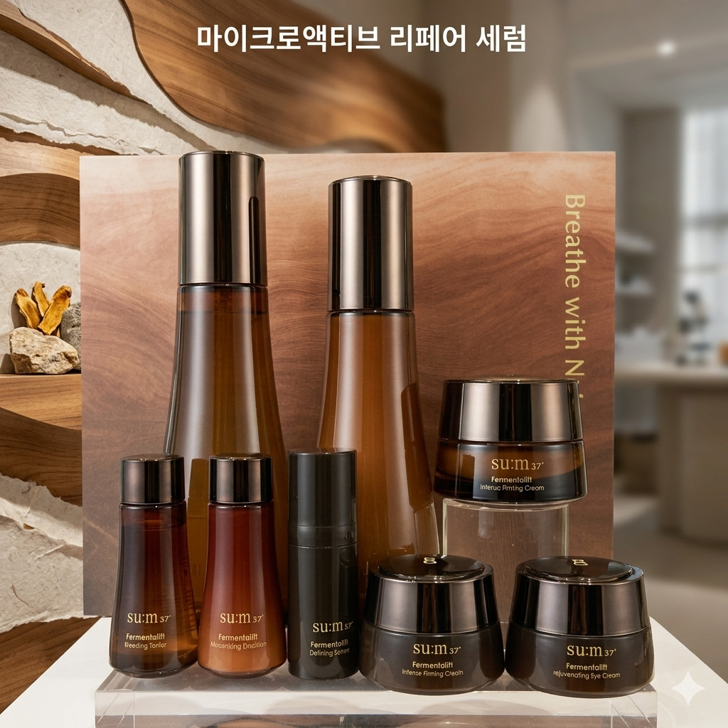 Sum37 Fermentalift Anti-Aging Skincare 8pcs Set Firming Moisturizer K-Beauty