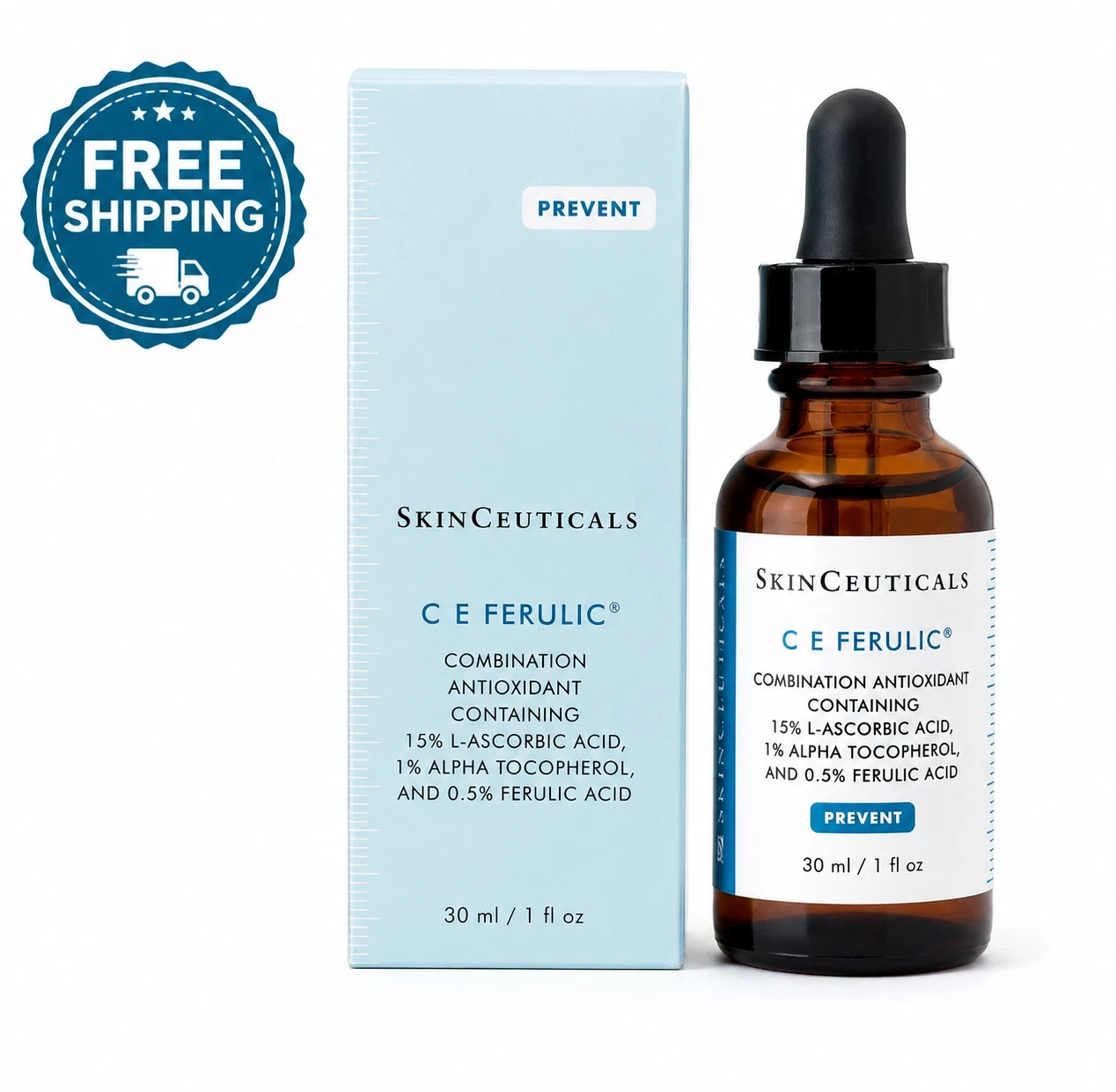 SkinCeuticals C E Ferulic 15% L-Ascorbic Acid Serum 30ml 1oz New Sealed