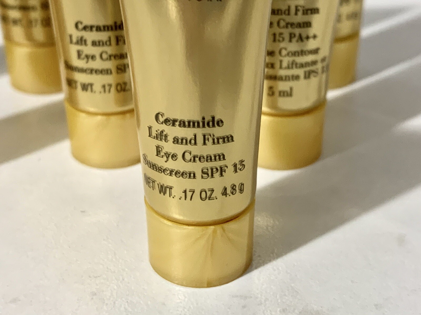 8X Elizabeth Arden ~ Ceramide Lift & Firm eye cream ~ 0.17 oz, 5 ml SPF 15