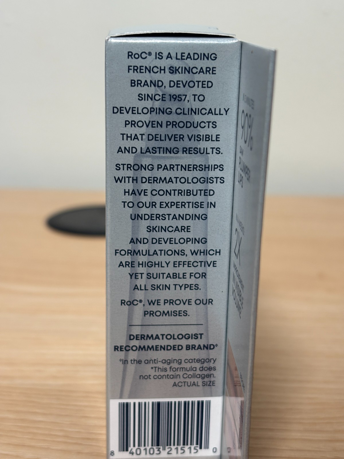 Lip Volumizer Plumper Hyaluronic Acid Pro-Collagen Peptide Treatment 0.34 oz New