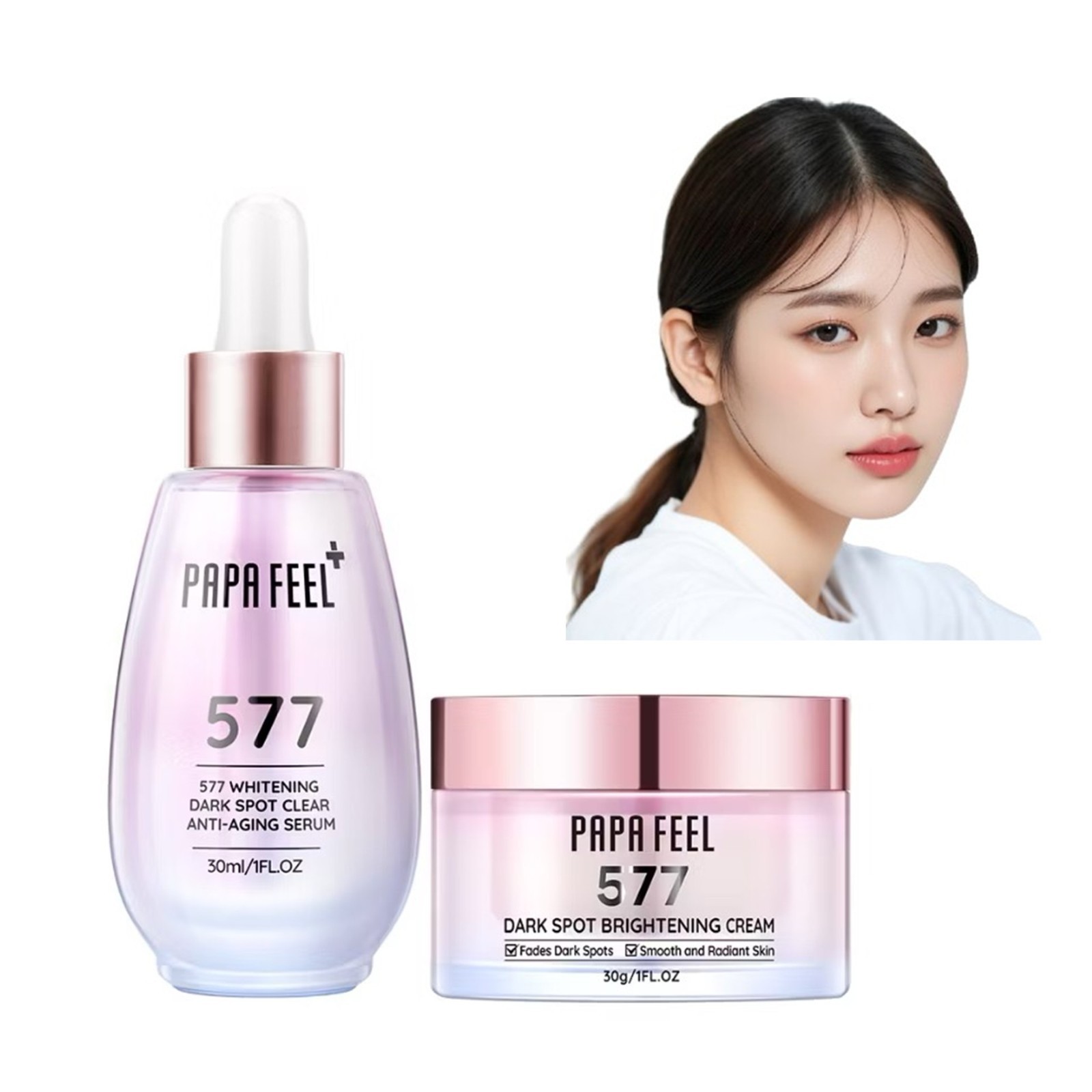 PAPA FEEL SYMWHITE 577 Cream+ 577 Serum Anti-aging Moisturizing