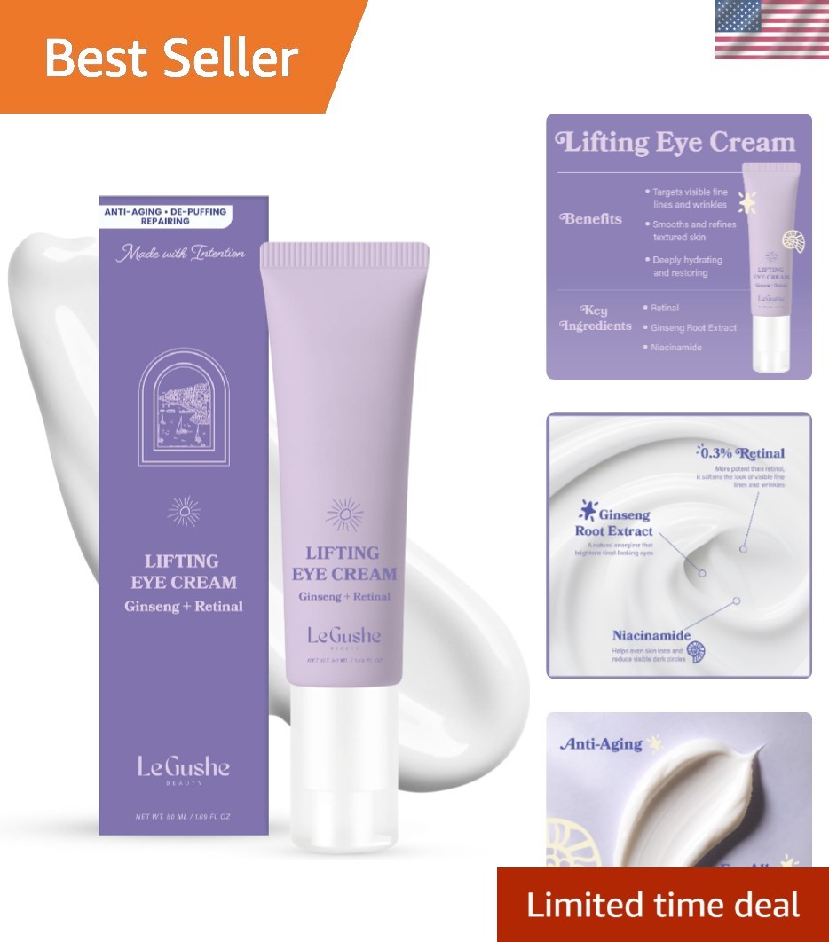 Particle Face Cream For Men 6 In 1 Anti Aging Cream Fights Eye Bags Dark Spots
