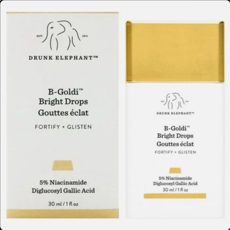 Drunk Elephant B-Goldi Bright Drops Illuminating Serum Glow Drops 1oz (30ml) NIB