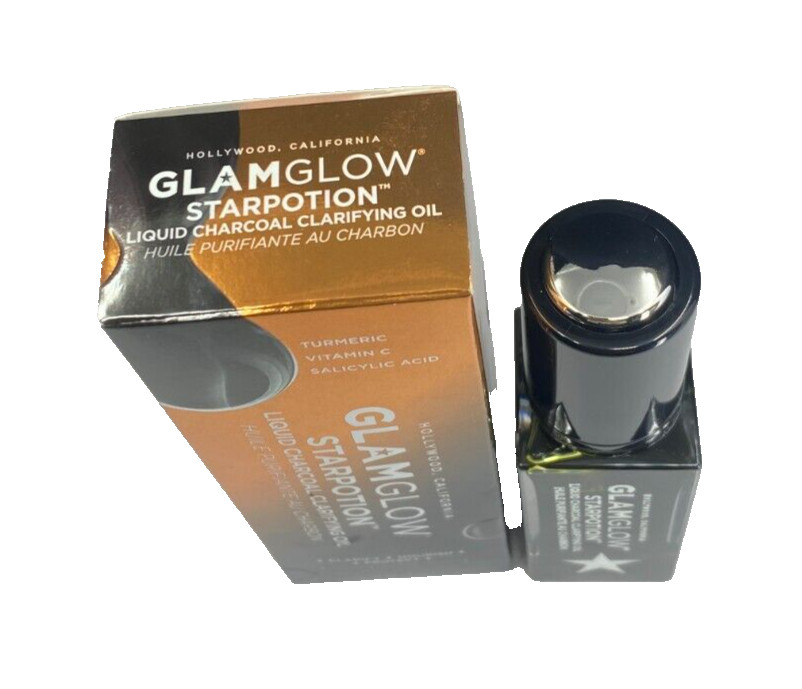 Glamglow starpotion liquid charcoal clarifying oil 1 oz NIB