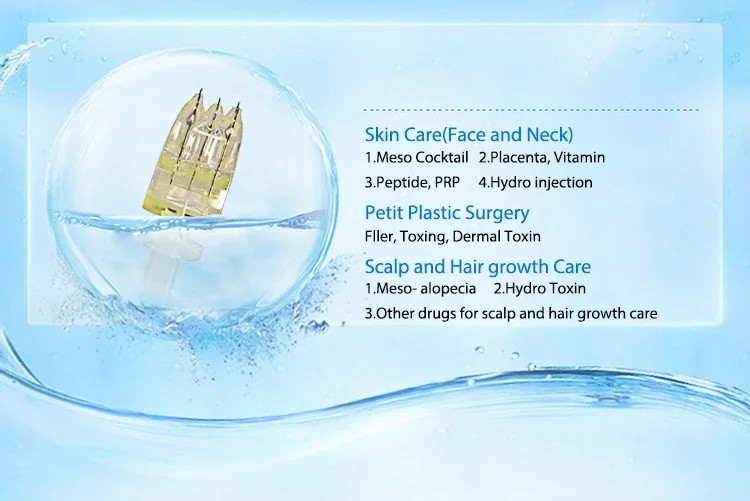 5-20Pcs 5 Pin Crystal Multi-Tip Replace Needle For Beauty Facial Skin Care Tool