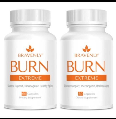 2 Pack Bravenly Burn Extreme 60 capsules Free Shipping USA