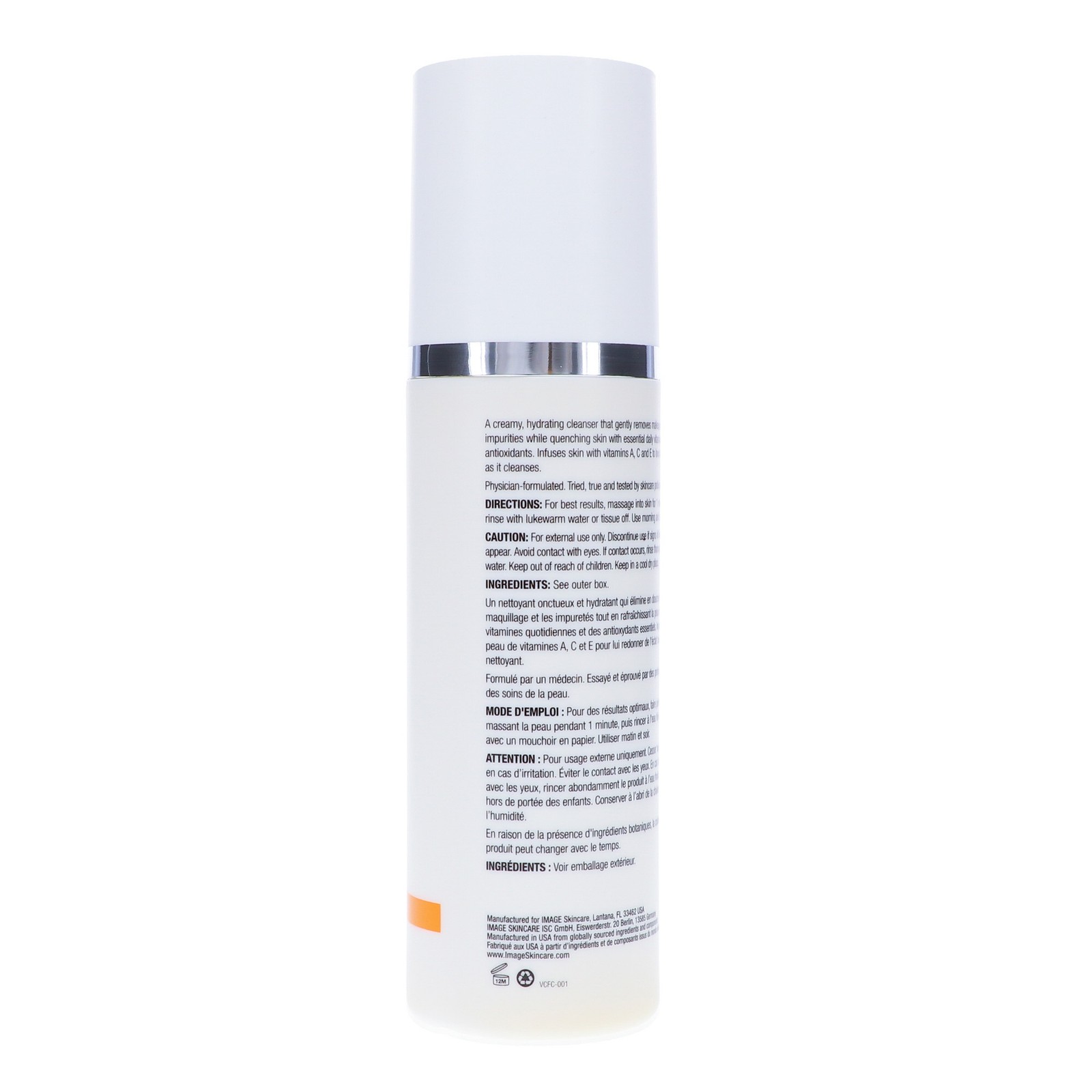 IMAGE SKINCARE VITAL C HYDRATING FACIAL CLEANSER 6 OZ ~ CODE 5294B ~ NEW