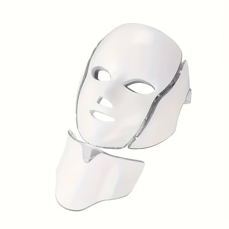 Red Light Therapy Mask 7-Color LED Face Mask Light Therapy Device with 850nm NIR