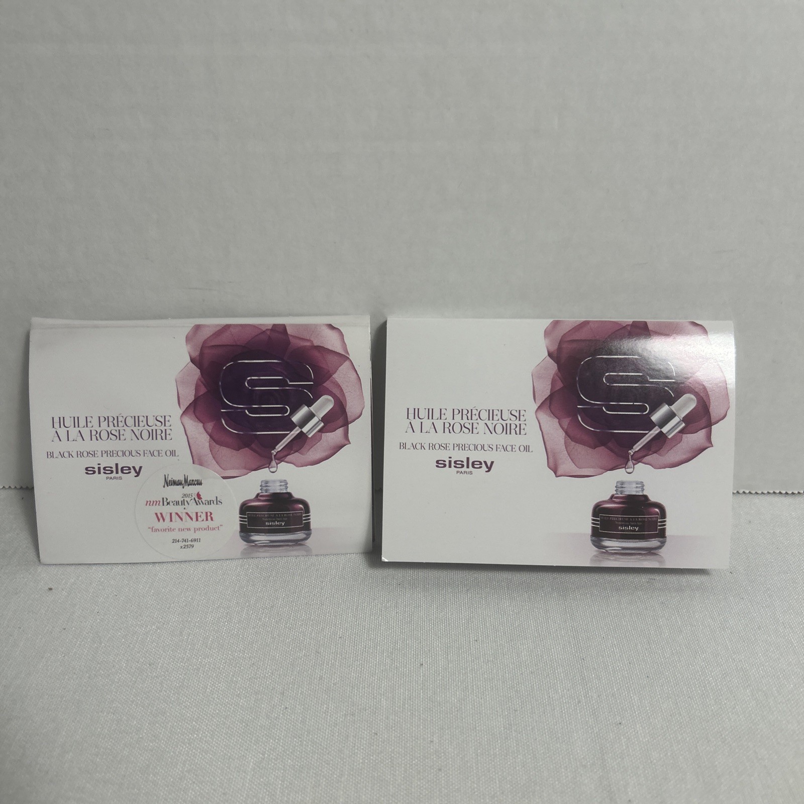 Sisley Black Rose Precious Face Oil Mask samples – .01 fl oz/.5 ml – 2 Pc New