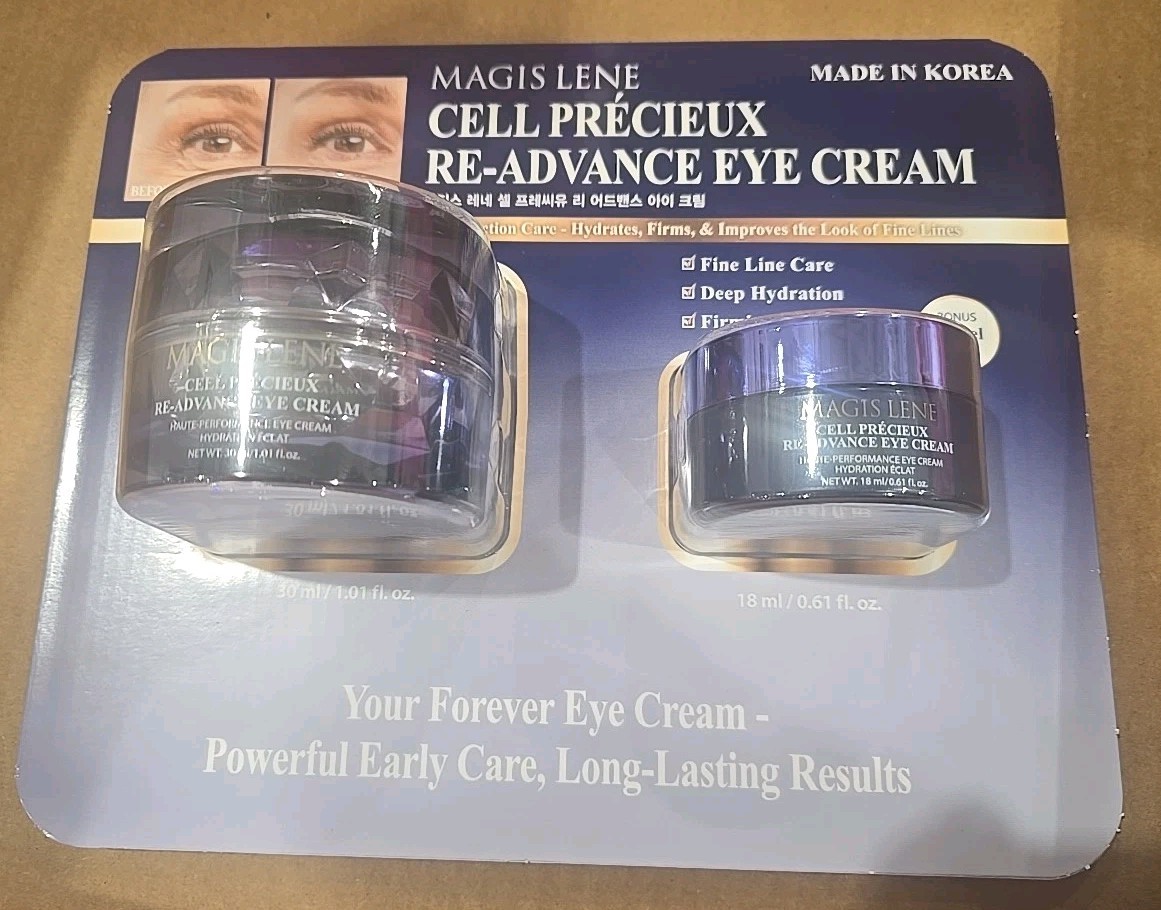 Magis Lene Eye Cream 1.01fl oz + 0.6fl oz – New Sealed