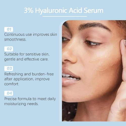 BIG SALE 60 Pcs Hyaluronic Acid Serum Vials Ultra-Hydrating Glass Skin Treatment