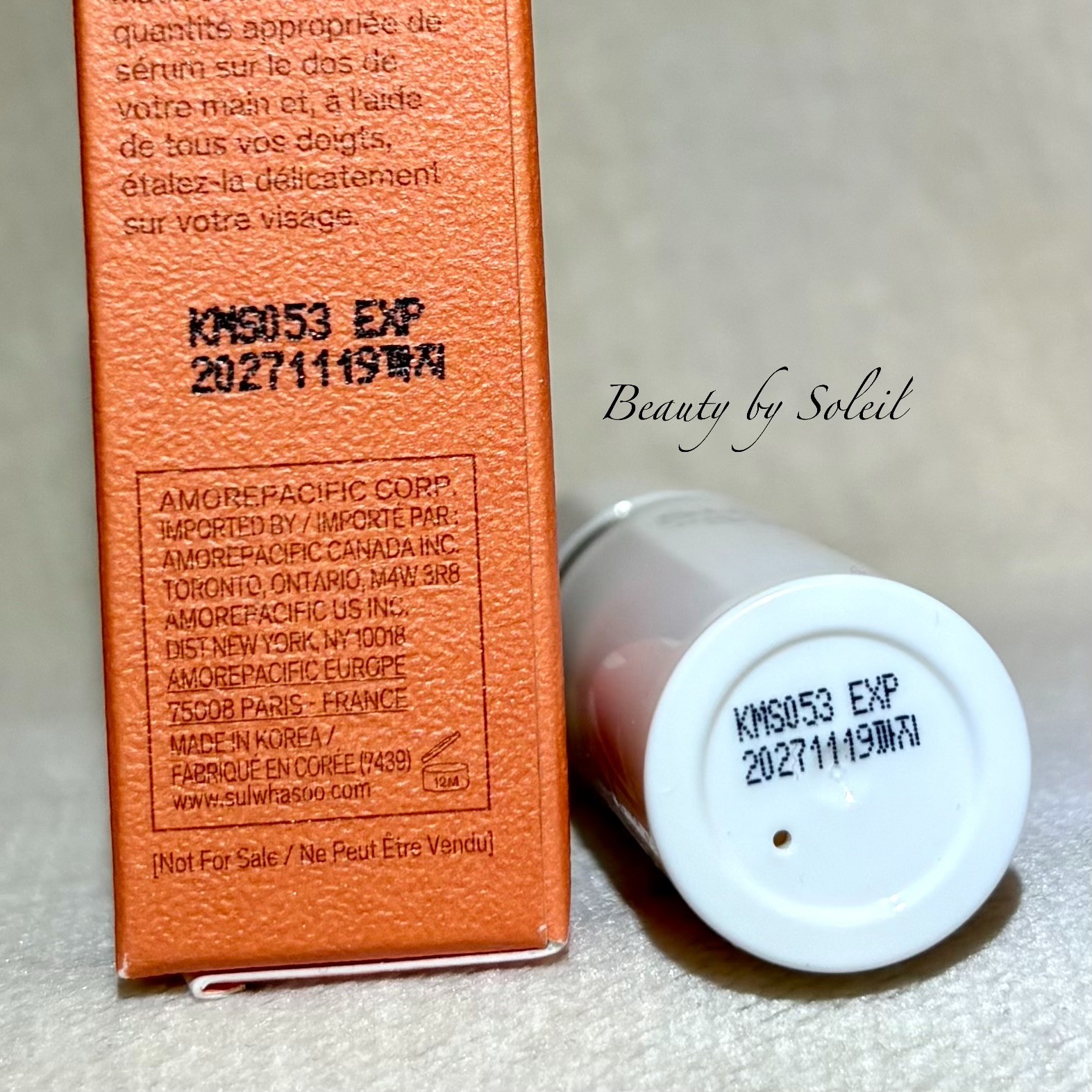 Sulwhasoo The Ultimate S Serum Deluxe Sample Size .16oz, 5ml NIB Exp: 11/19/2027