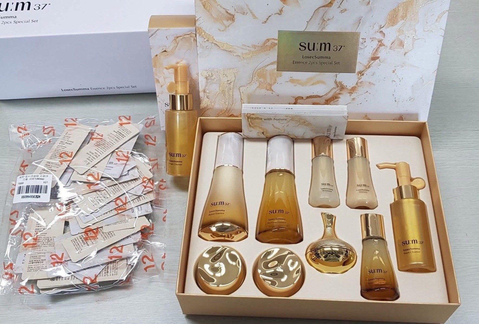 SU:M37 LosecSumma Essence 2pcs Special Set Anti-Aging K-Beauty SUM37