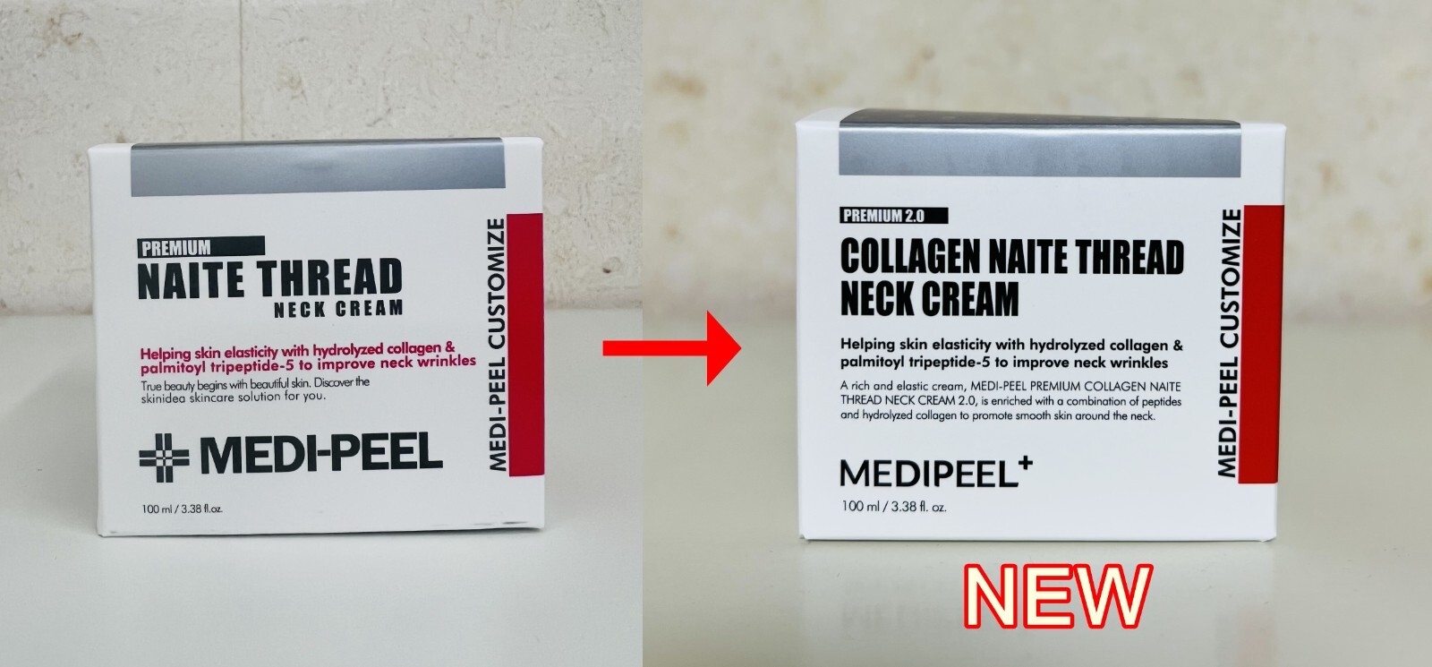 KOREA [MEDIPEEL] Naite Thread Neck Cream 100ml Wrinkle Improvement Free Ship