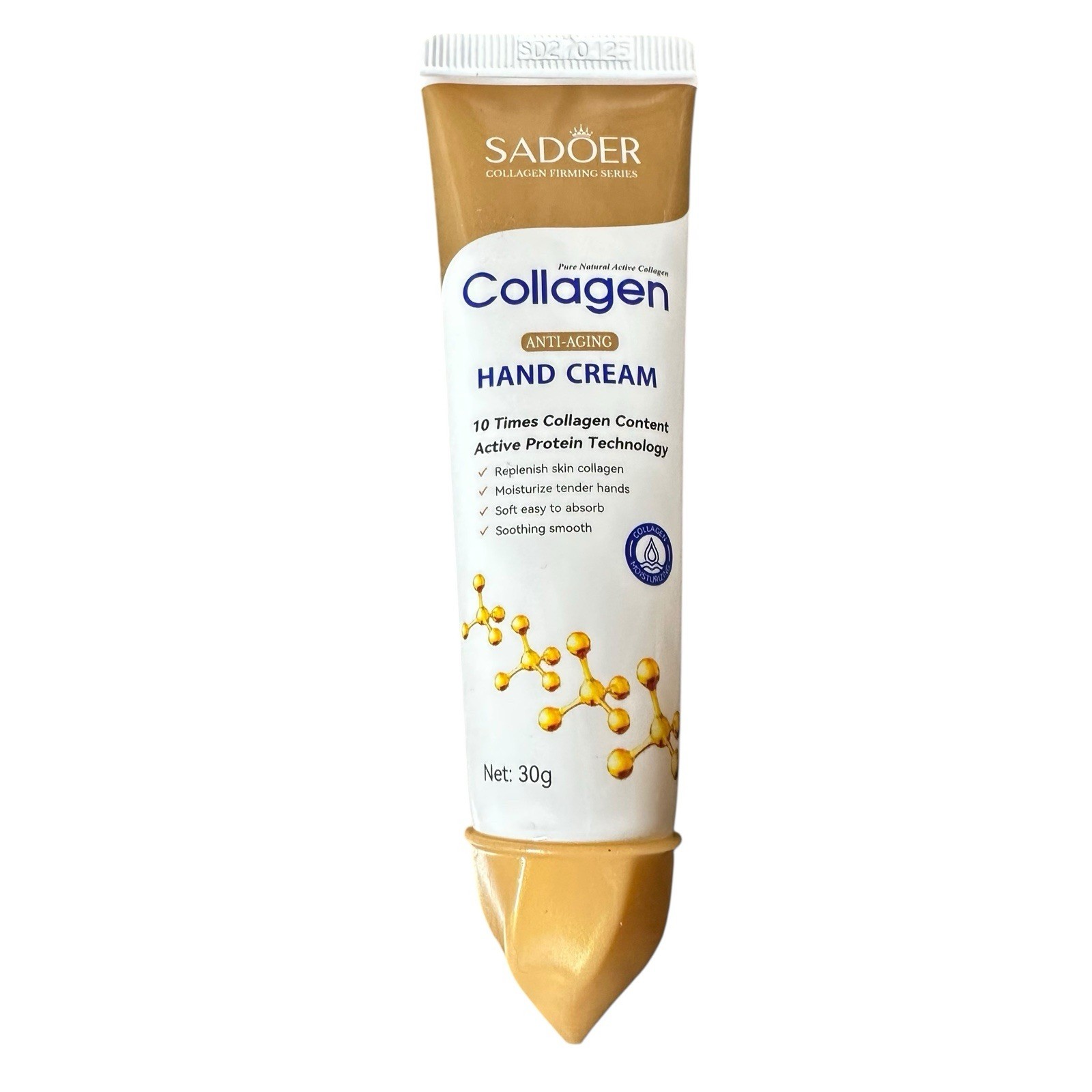 Sadoer Collagen Anti Aging Firming Face Cream Purse Hand Cream 3 Pack 30G Each