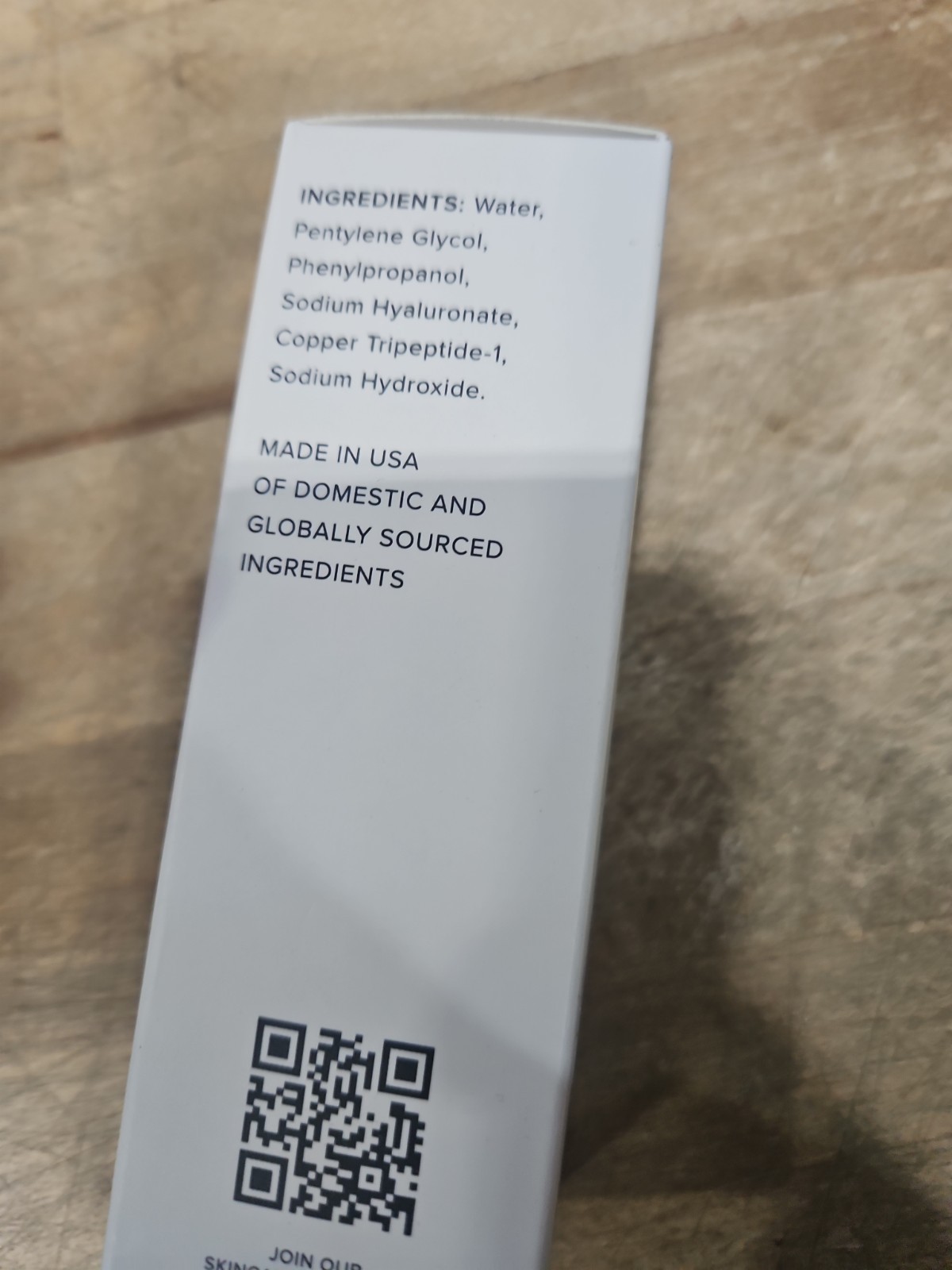 NIB – ASTERWOOD Copper Peptides Serum w/ HA for Face – 2 oz. EXP. 12/2027