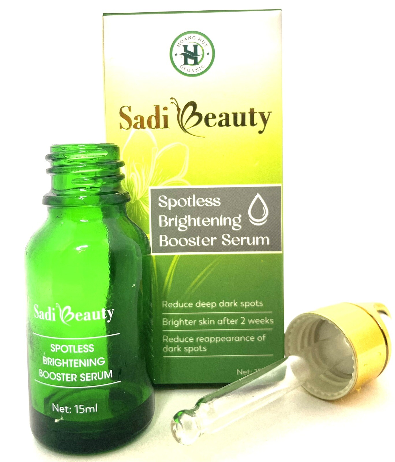 SADI Anti-Aging Hoang Huy Organic Melasma Cream and Spotless Booster Serum Combo