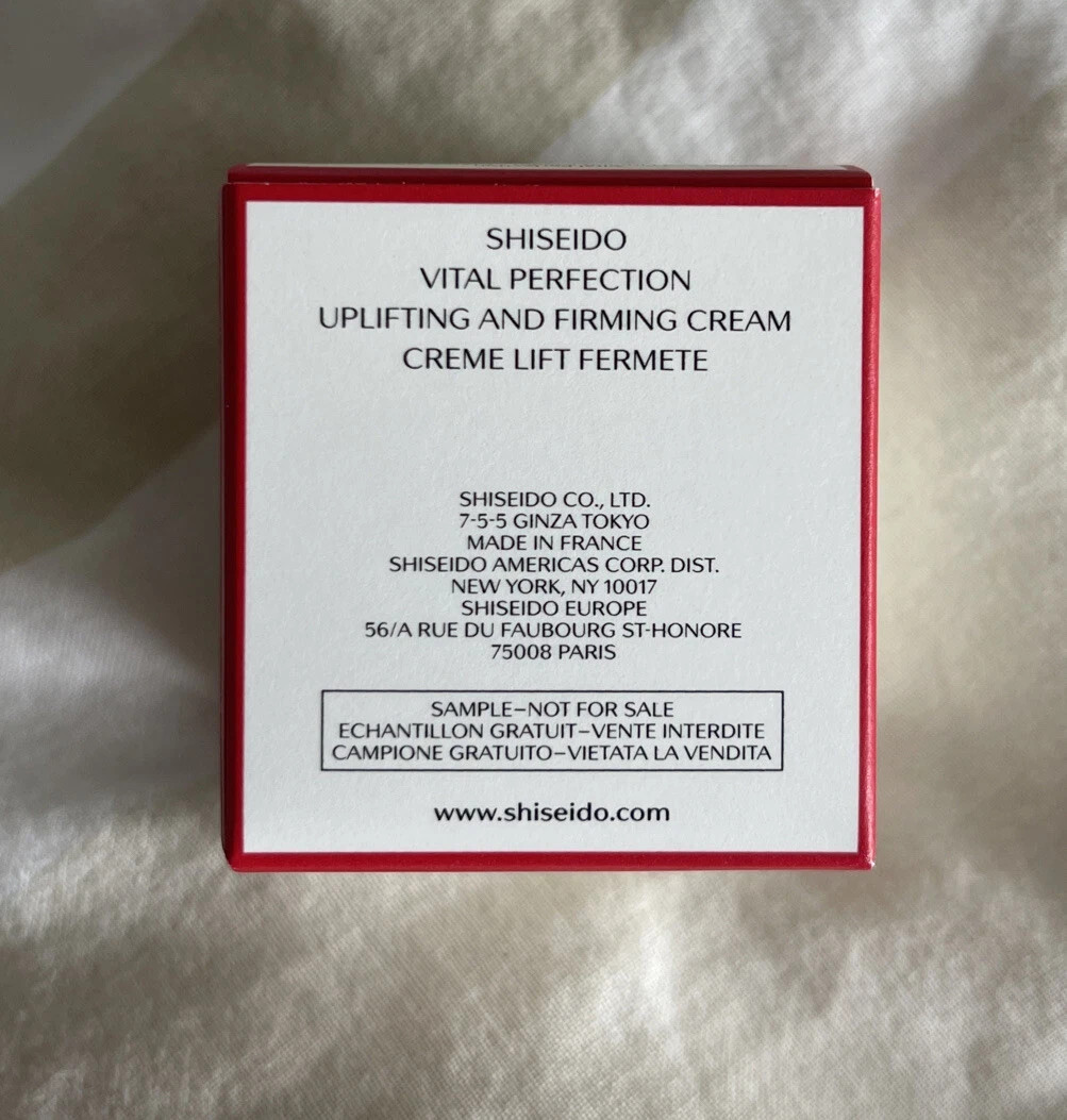 Shiseido Vital Perfection Uplifting Firming Cream 15ml New Boxed