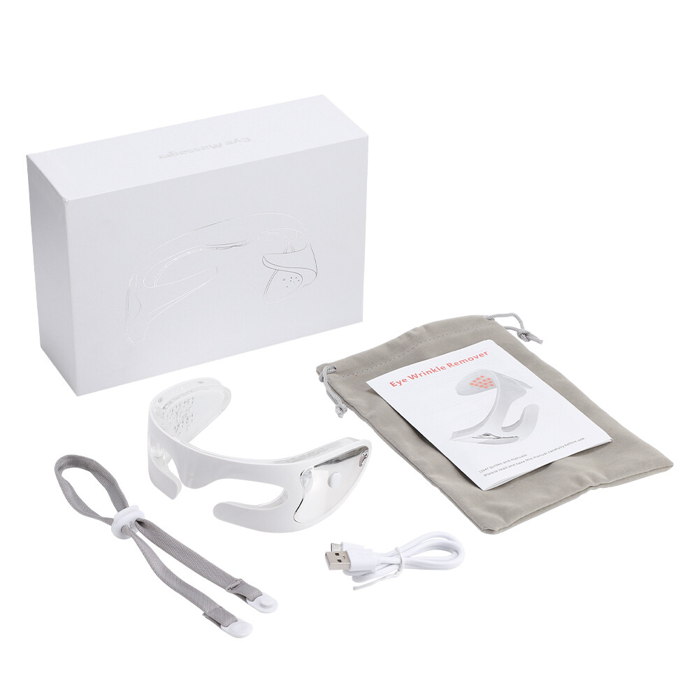 LED Red Light Therapy Eye Massager Device for Anti-Aging,Dark Circles & Wrinkles