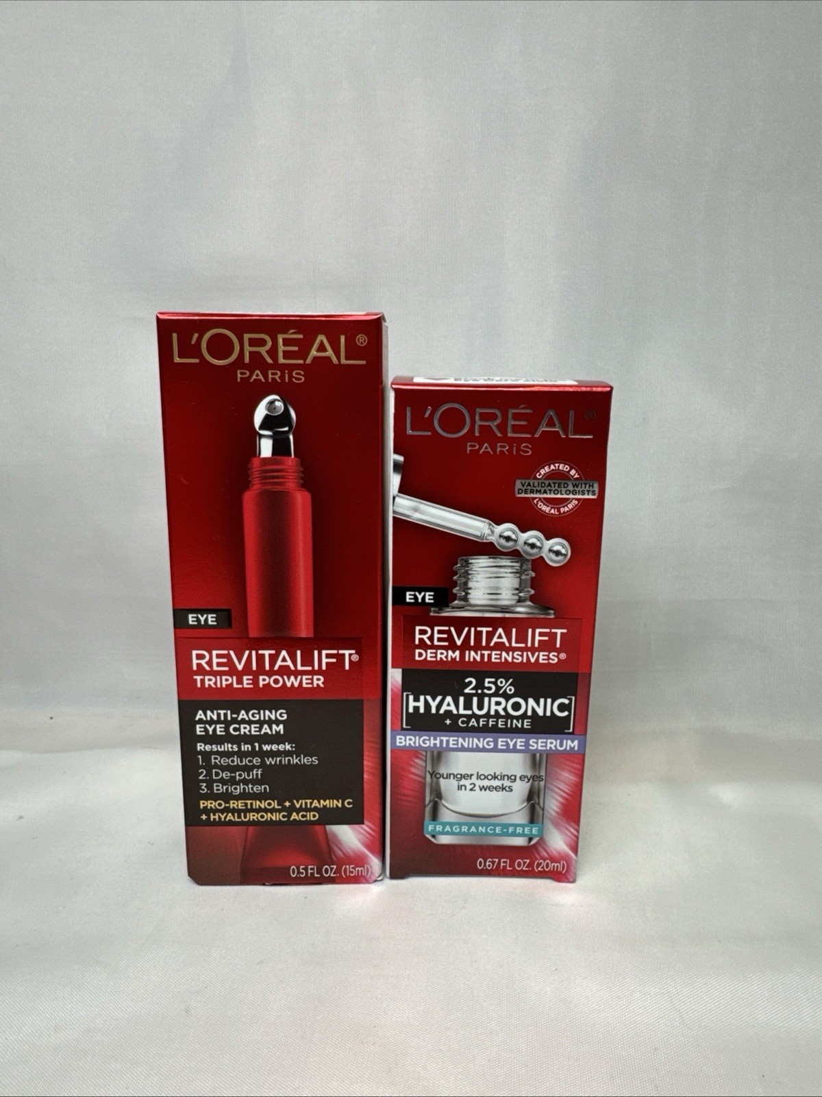 1 L’Oreal Revitalift Eye -Cream Anti-Aging Triple Power 1 Derm Intensives…