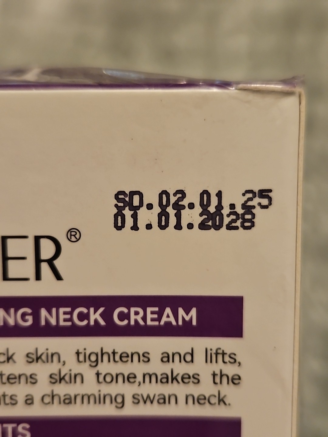 2X Sadoer Collagen Firming Lifting Neck Cream Anti-Wrinkle 3.8 Fl Oz Exp 01/2028