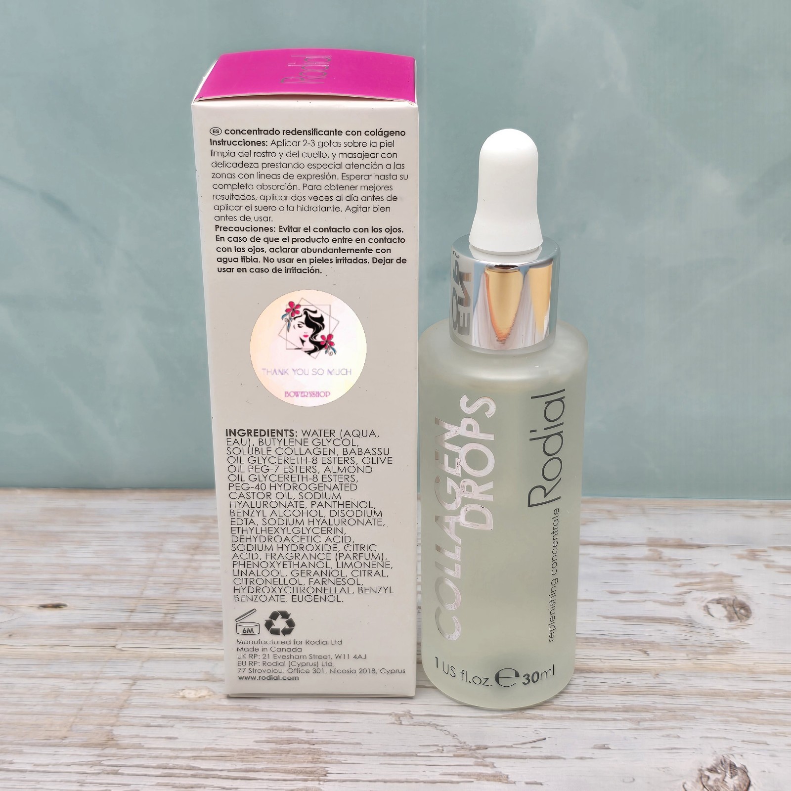 Rodial Collagen Drops Collagen Replenishing Concentrate 1 fl oz/30 ml Full Size
