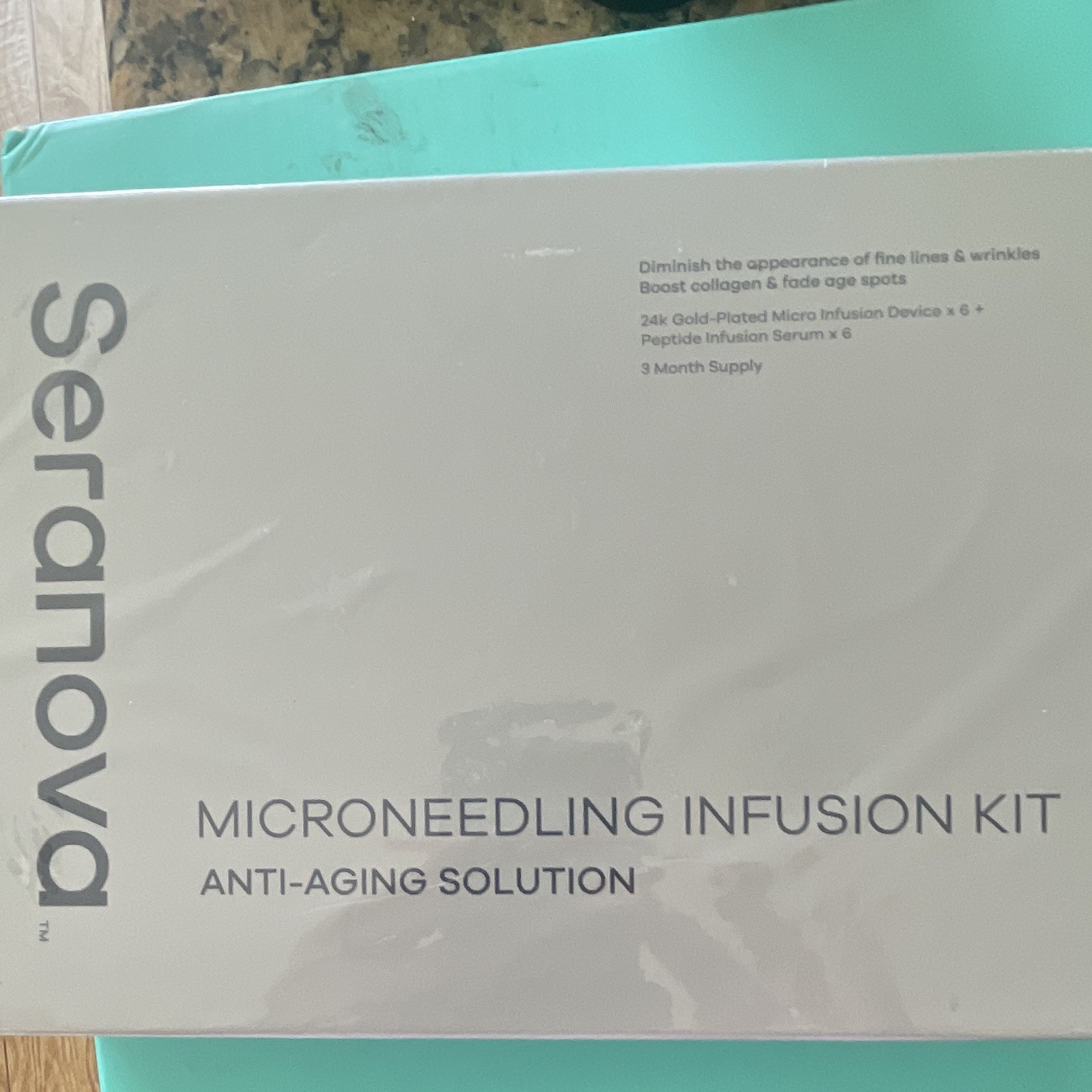 Seranova 24k Gold-Plated Infusion Kit w/ Peptide Serum Age-Defying
