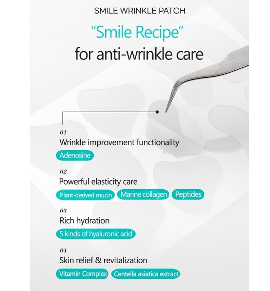 RIRE Smile Wrinkle Patch x 100EA Korean Seller Korean Cosmetics Made in korea