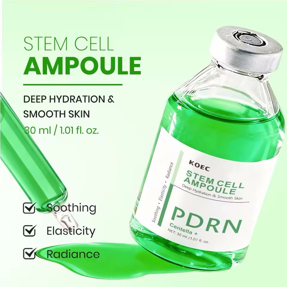 PDRN Centella Skin Care Ampoule Moisturizing Facial Serum | 2 pcs of 30 ml