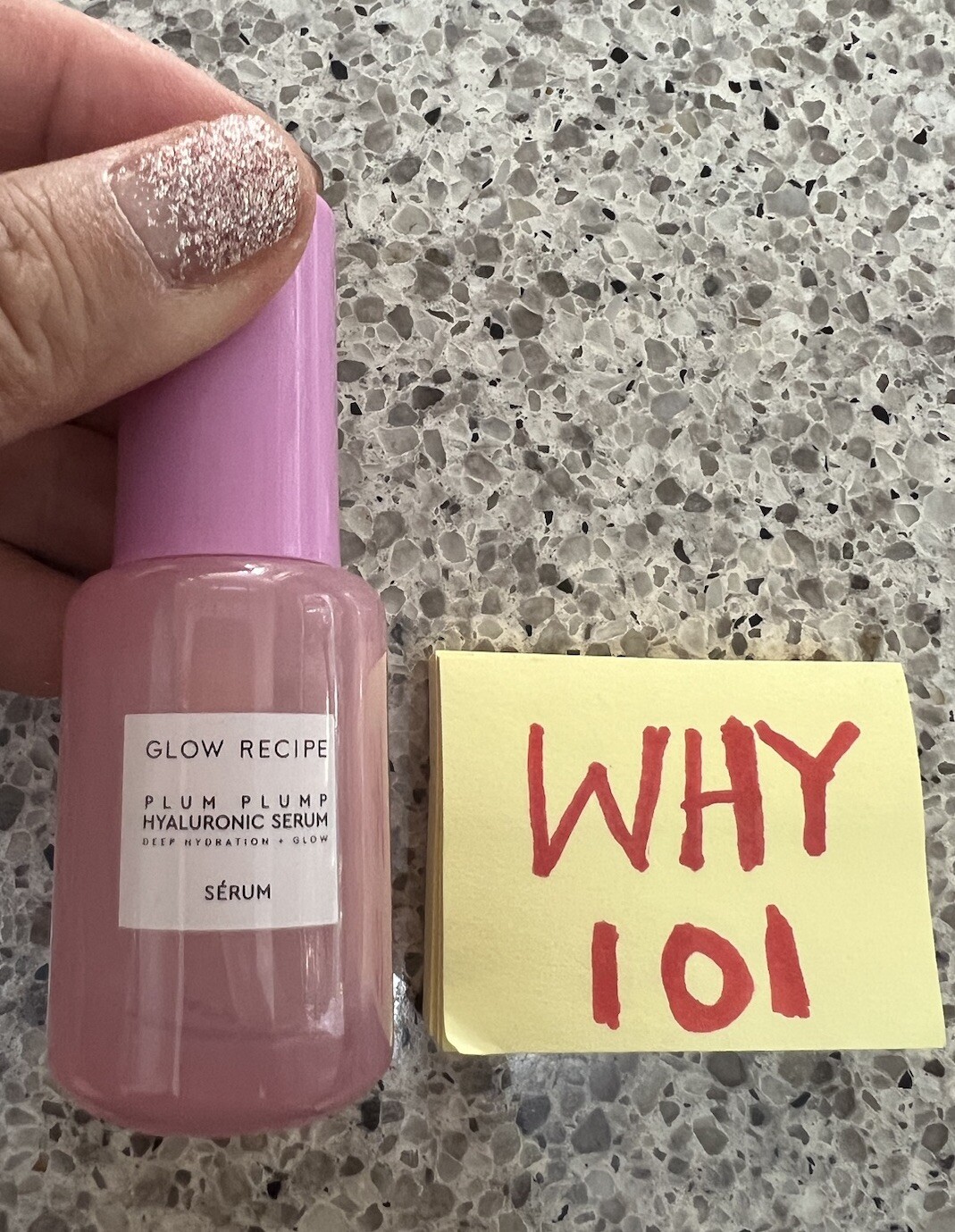 GLOW RECIPE Plum Plump Hyaluronic Serum HYDRATION GLOW .34oz/10mL Deluxe SIZE