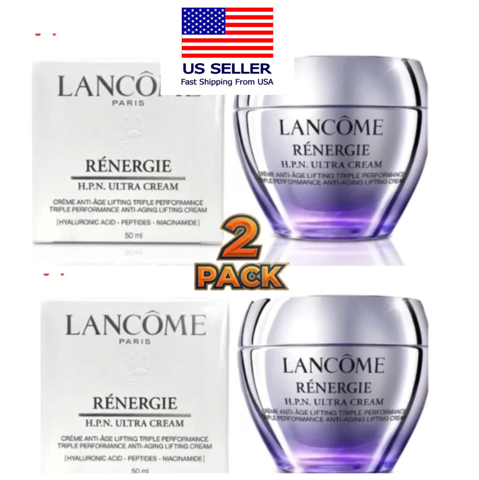 New with box (pack 2)Lancome Renergie HPN ULTRA Cream 1.69 oz/50ml free shipping