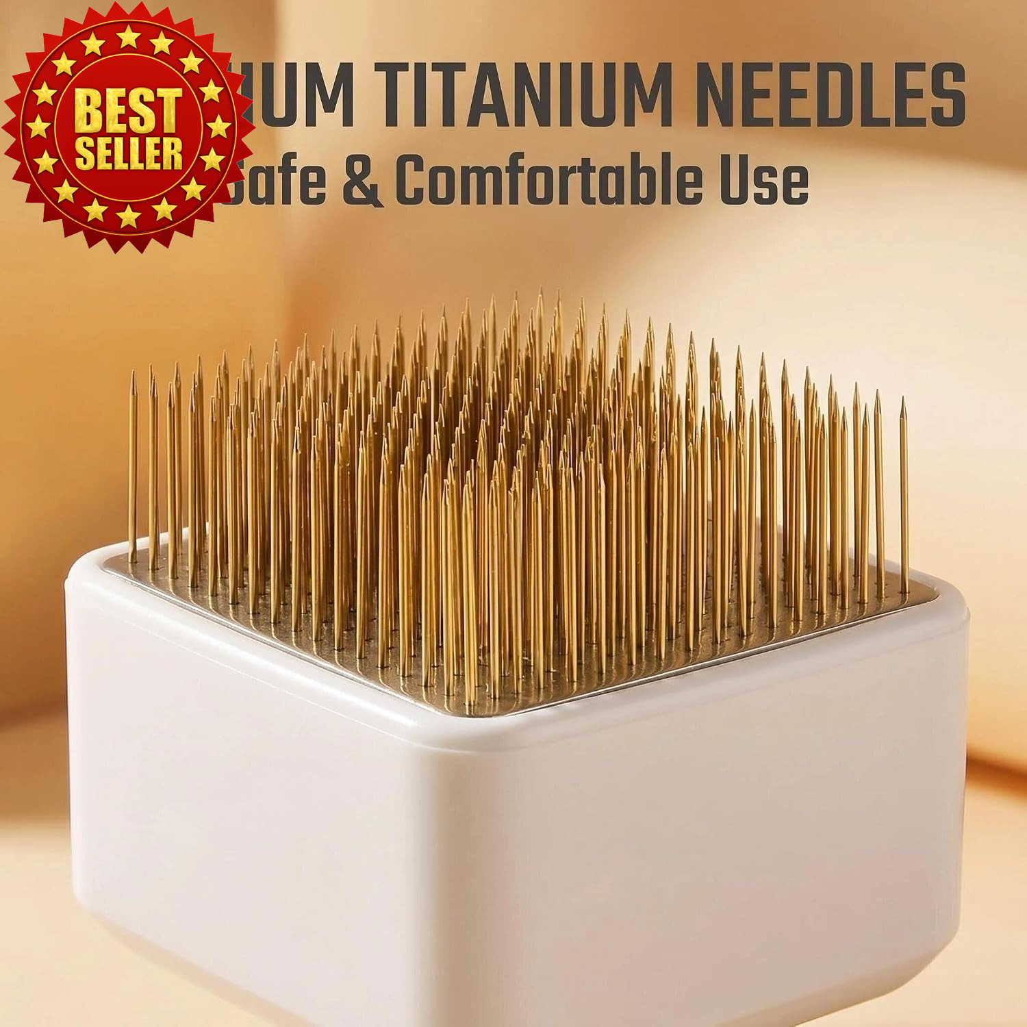 Adjustable Titanium Microneedling Pen – 140 Needle Skin Care Tool (0.25mm)