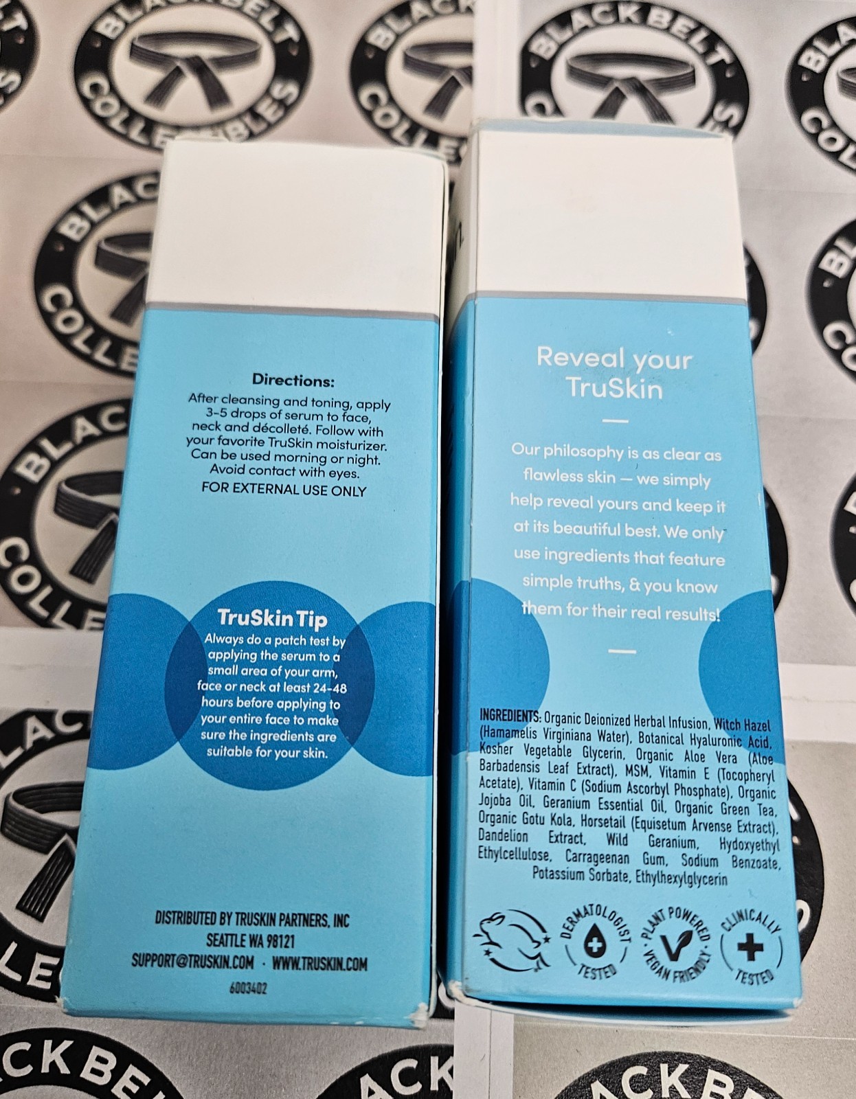 Lot of 2 TruSkin Hyaluronic Acid Facial Serum 1 oz. ea. New Sealed!