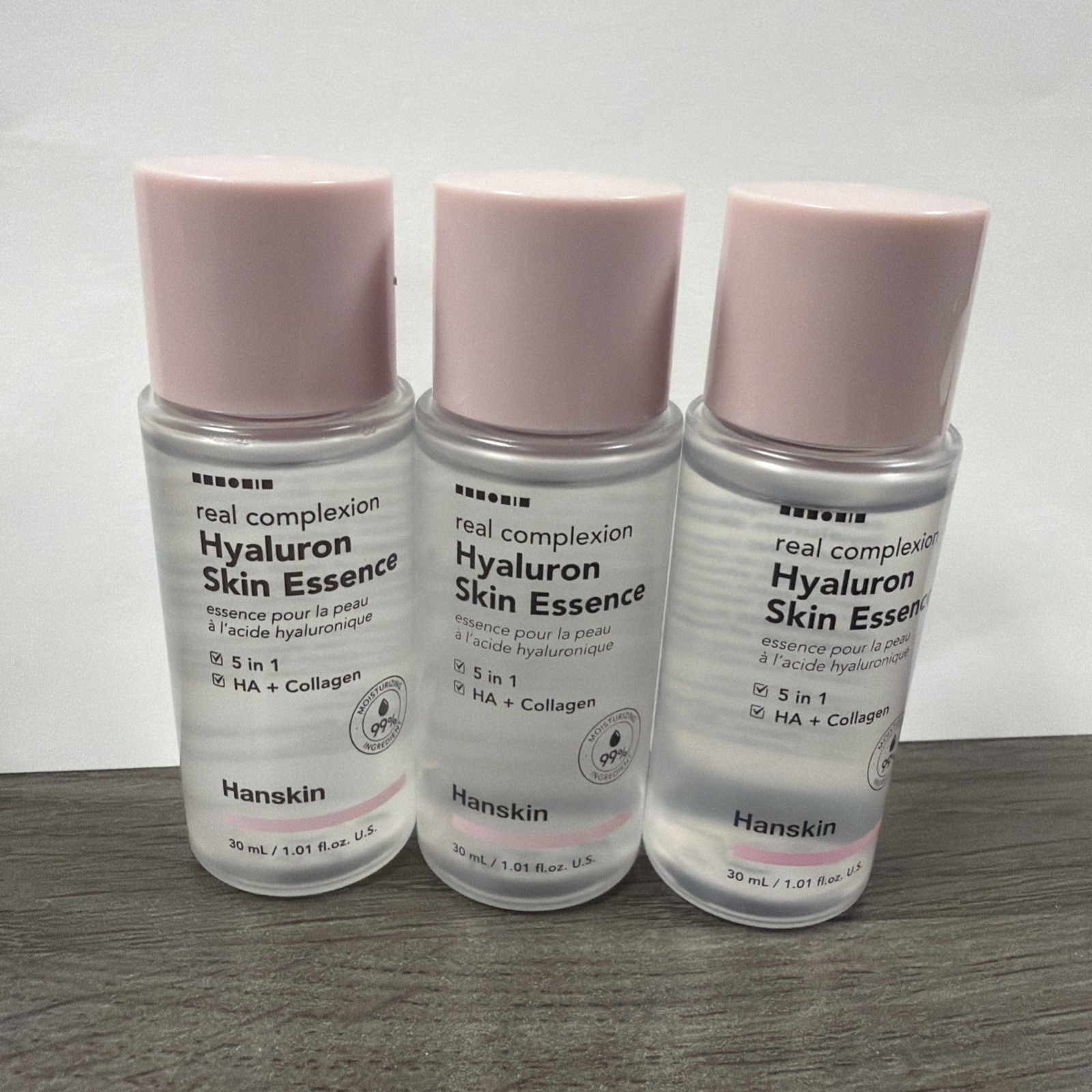 Lot of 3 Hanskin Hyaluron Skin Essence – Mini (Exp 10/2026 – 11/2027)